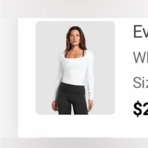 Gymshark midi everyday long sleeve top